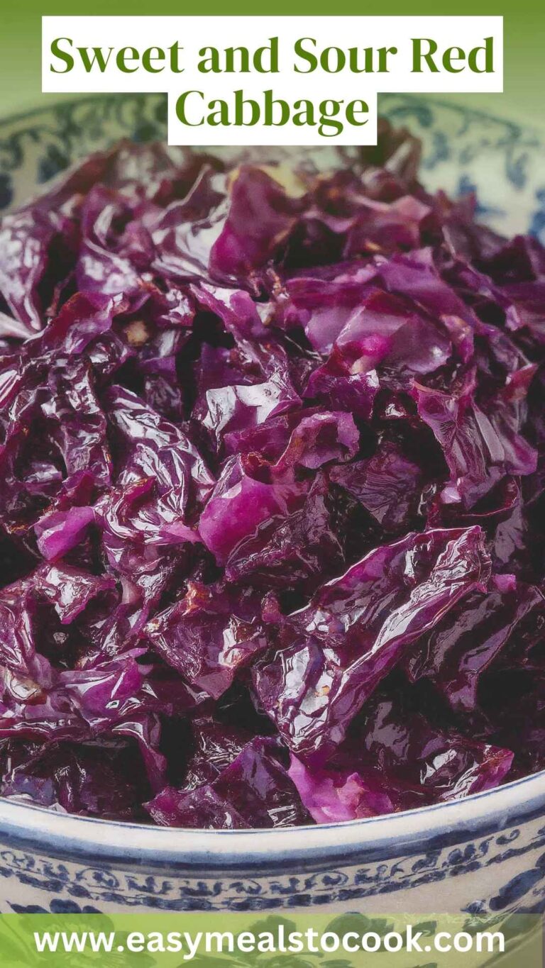 Sweet and Sour Red Cabbage – Easy Meals To Cook