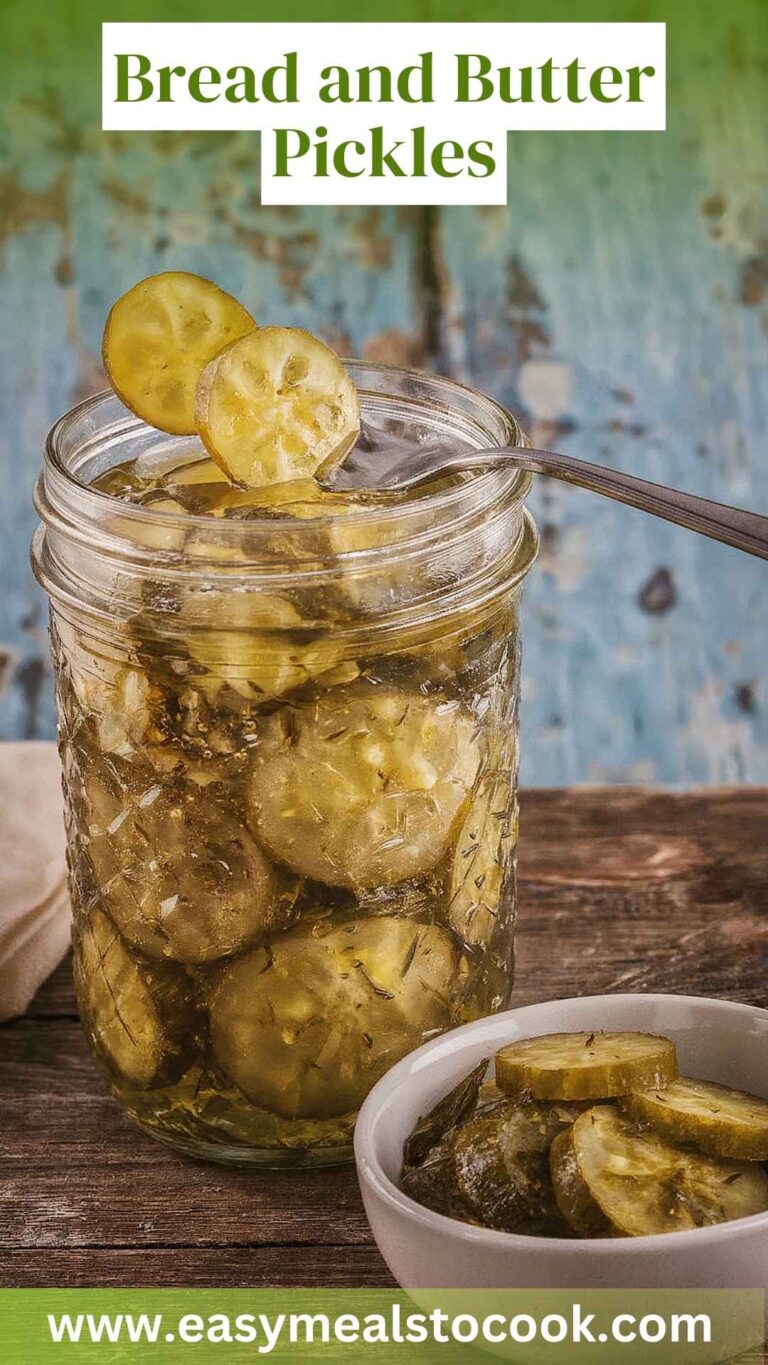 Bread and Butter Pickles – Easy Meals To Cook