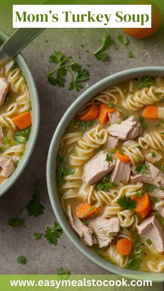 Mom’s Turkey Soup
