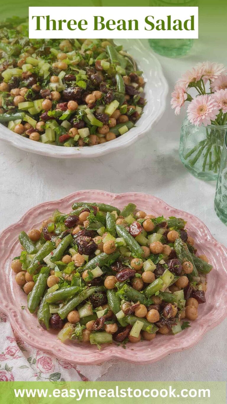 Three Bean Salad – Easy Meals To Cook