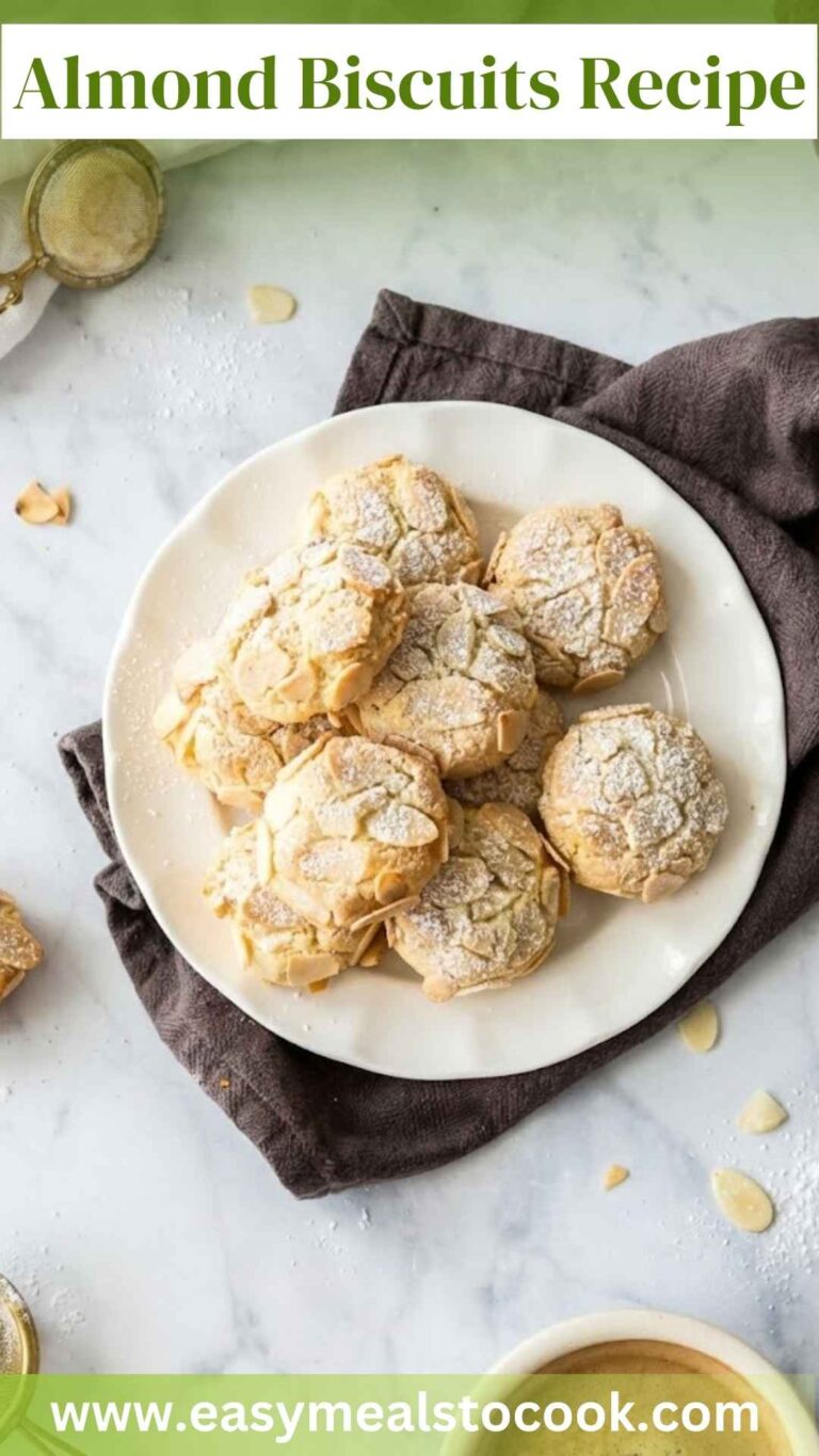 Almond Biscuits Recipe – Easy Meals To Cook