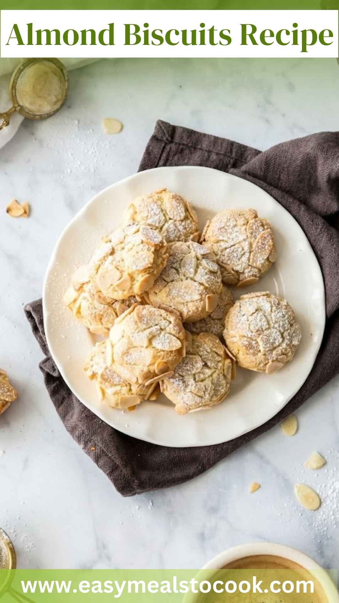 Almond Biscuits Recipe Almond Biscuits Recipe