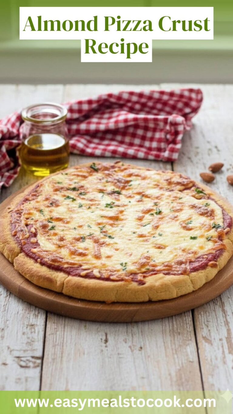 Almond Pizza Crust Recipe – Easy Meals To Cook