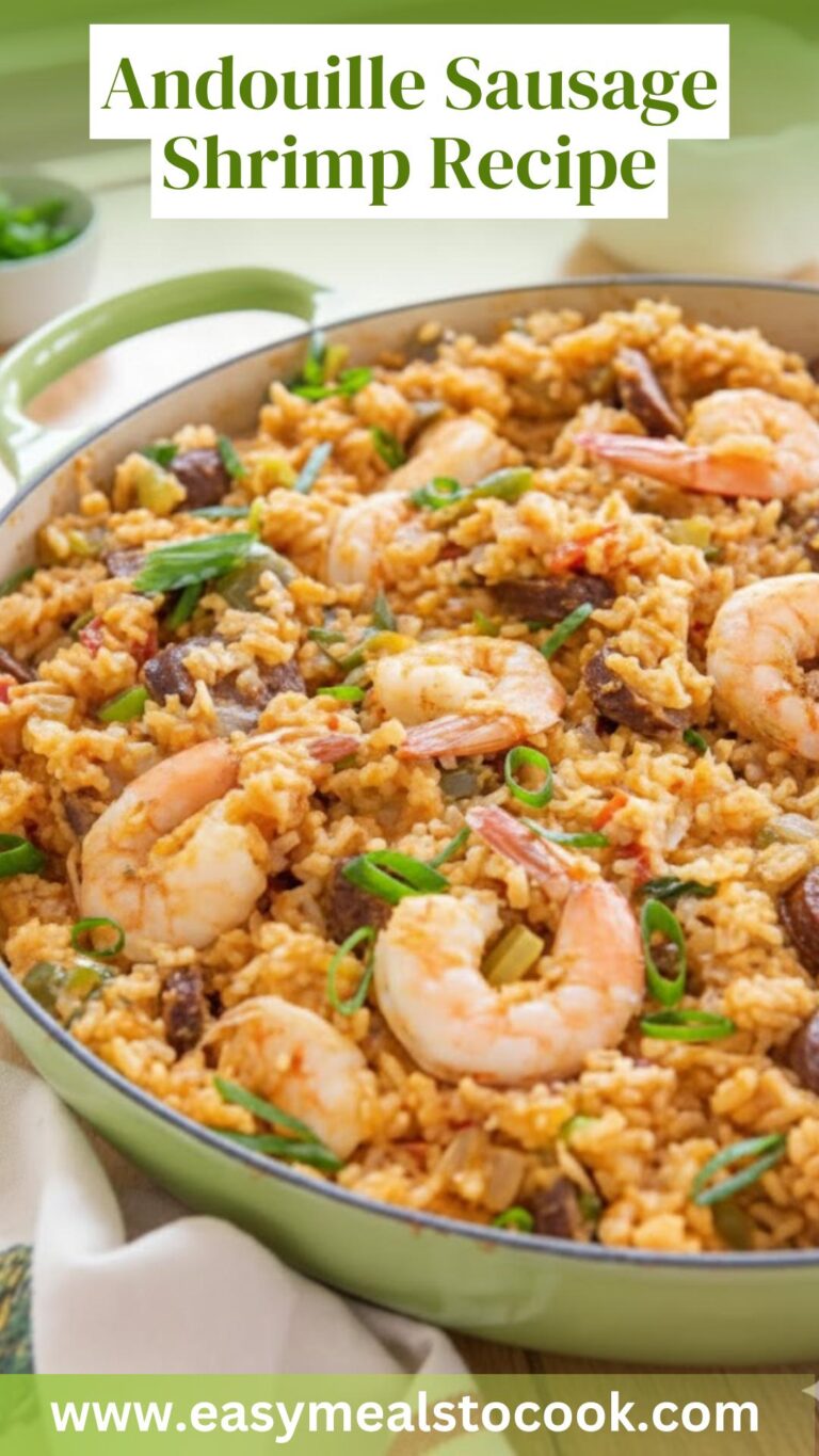 Andouille Sausage Shrimp Recipe – Easy Meals To Cook