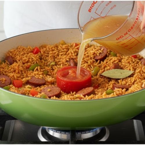 Step 5: Pour in the Liquid