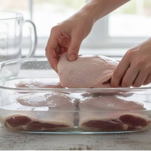 Step 1: Soaking the Duck