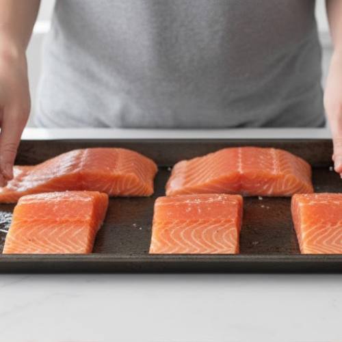 Step 3: Arrange the Salmon