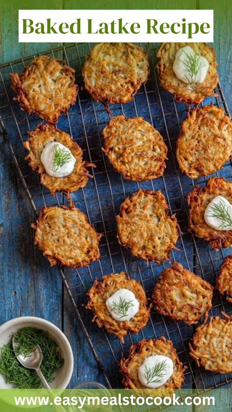Baked Latke Recipe – Easy Meals To Cook