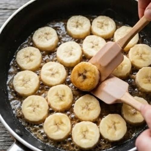 Step 4: Cook the Bananas Step 4: Cook the Bananas