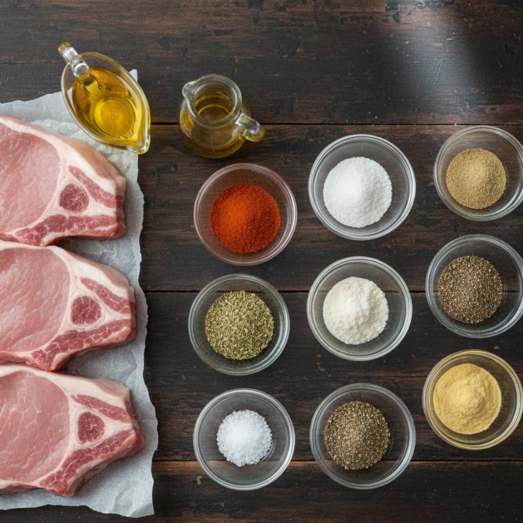 Ingredients You'll Need to Make This Baked Center Cut Pork Chop Recipe