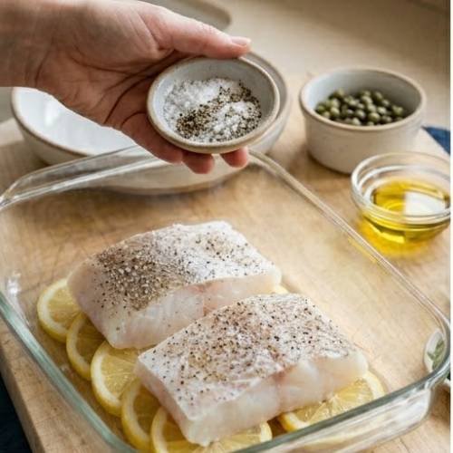 Step 3: Season the Cod