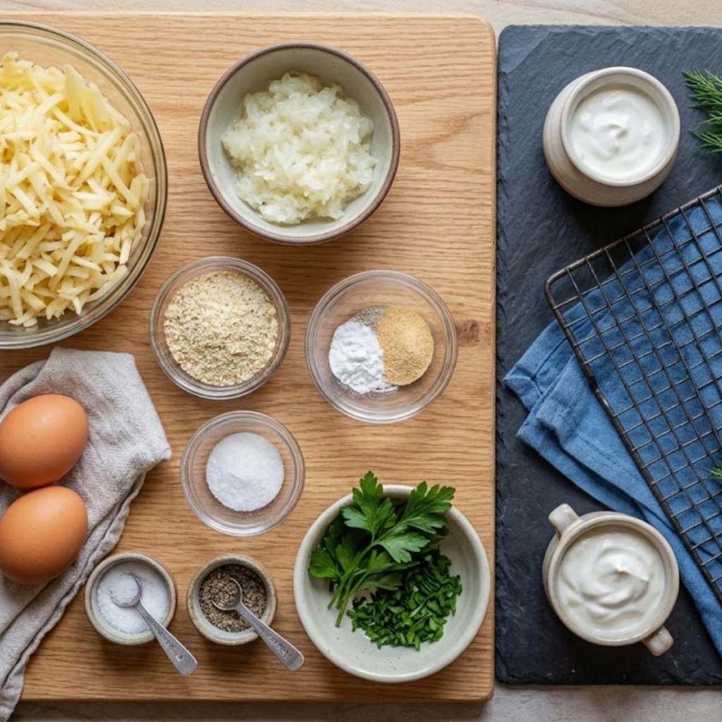 Ingredients You'll Need To Make This Baked Latke Recipe