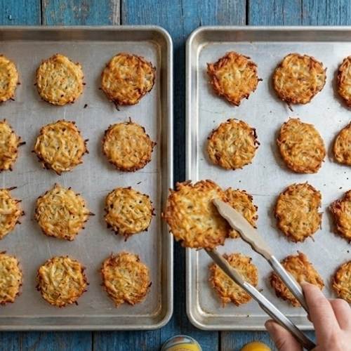 Step 6: Bake the Latkes