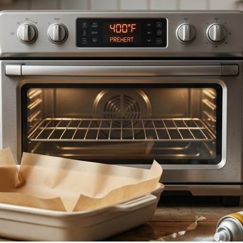 Step 1: Preheat your oven Step 1: Preheat your oven