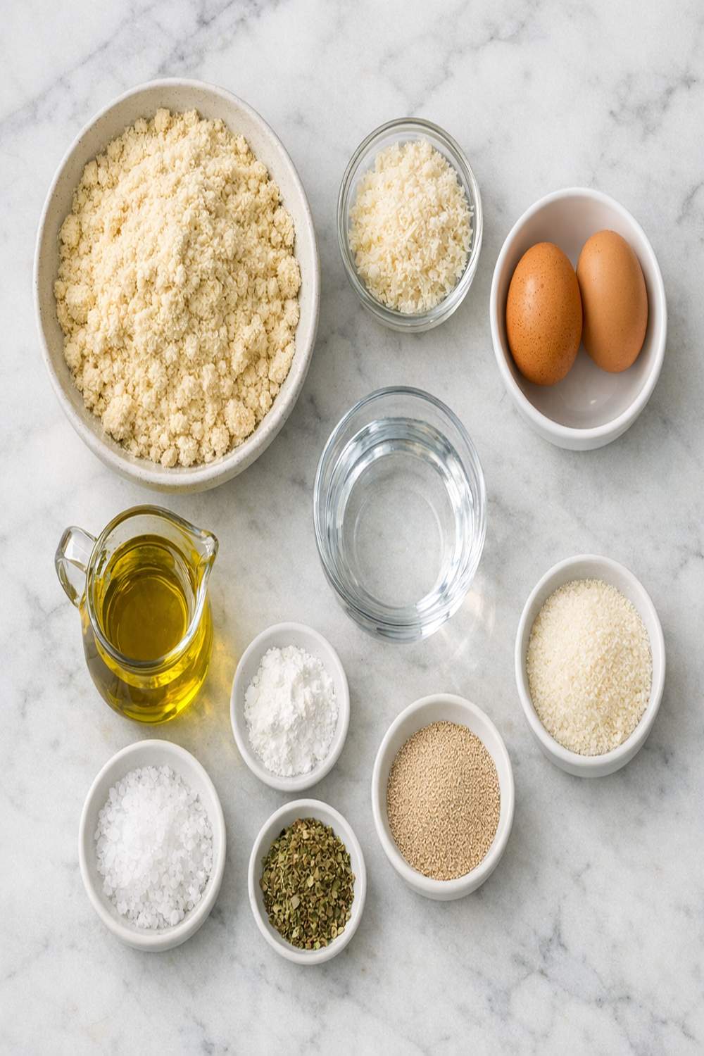 Almond Flour Pizza Dough Recipe ingredients