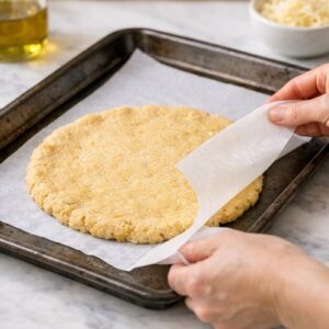 Almond Flour Pizza Dough Recipe step 5