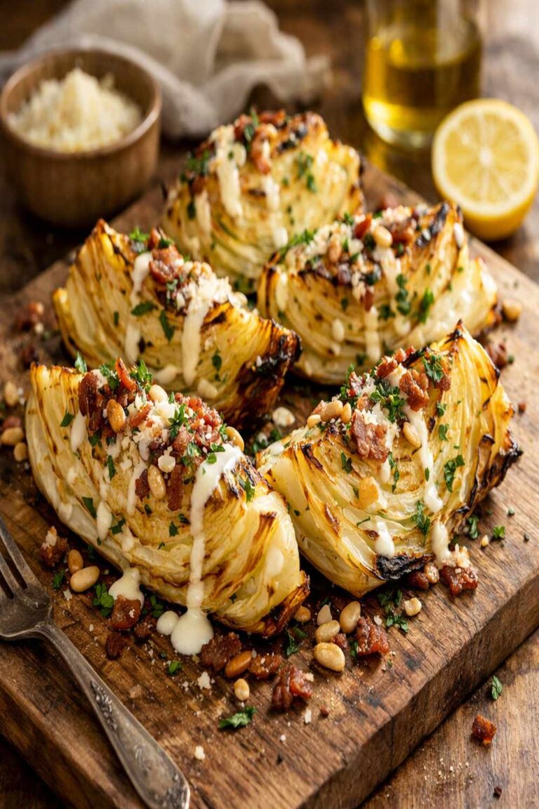Baked Cabbage Wedge Recipe