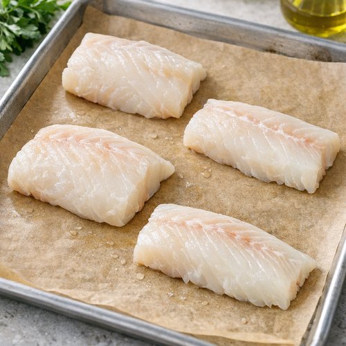 Step 3: Arrange Your Cod on the Prepared Pan