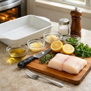 Baked Halibut Recipe step 1