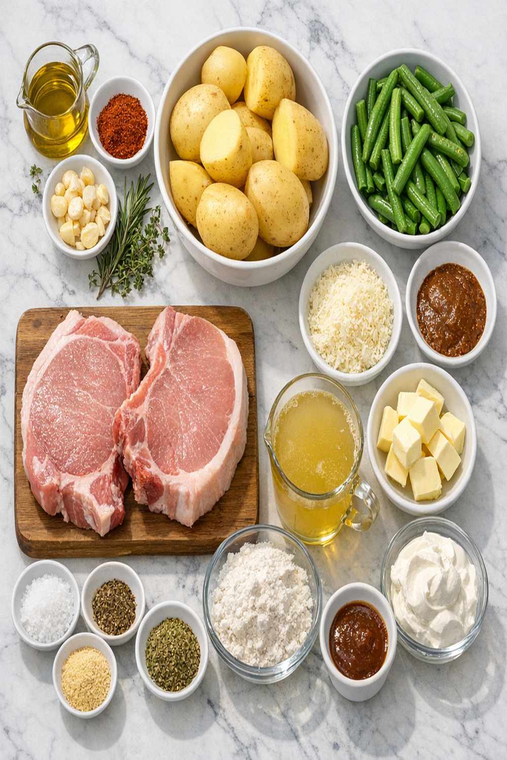 Baked Pork Chop Recipe ingredients