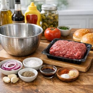 Bison Burger Recipe step 1