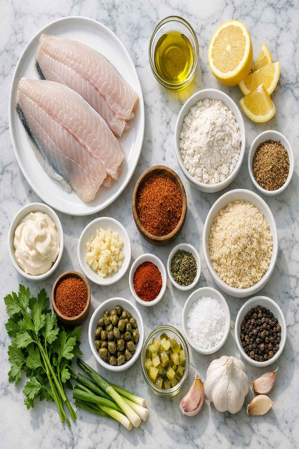 Blue Catfish Recipe ingredients