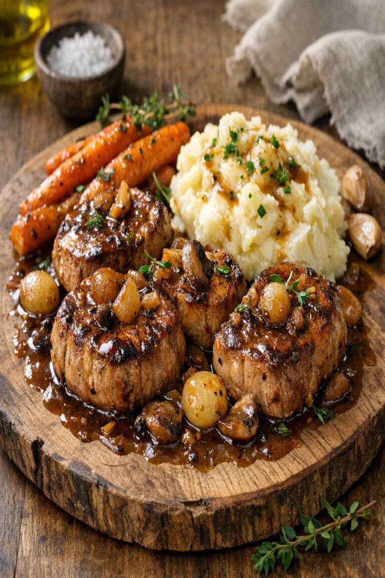 Braised Pork Medallion Recipe
