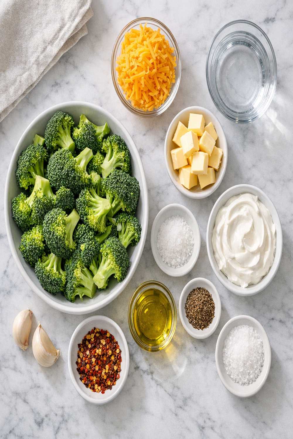 Broccoli Microwave Recipe ingredients