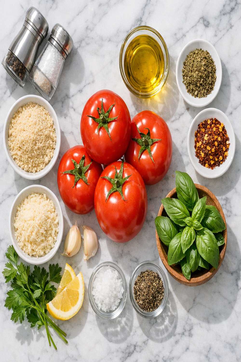 Broiled Tomato Recipe ingredients